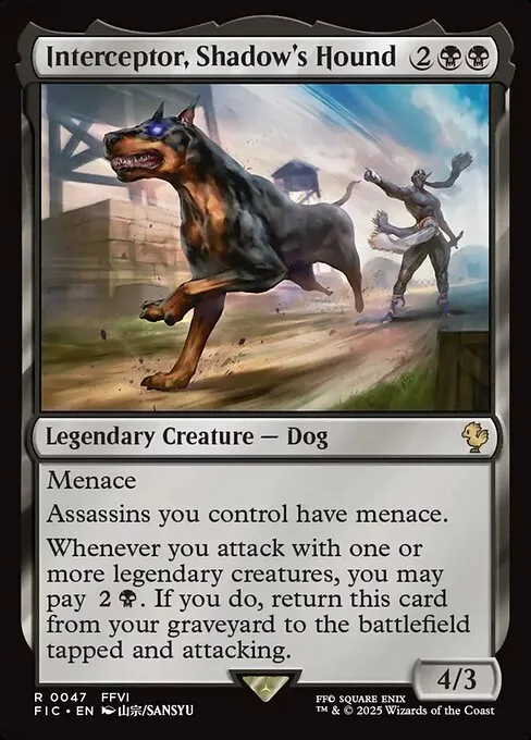 Interceptor, perro de Shadow
