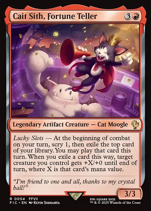 Cait Sith, adivino
