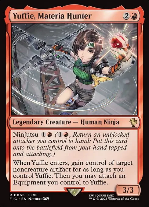Yuffie, cazadora de materias