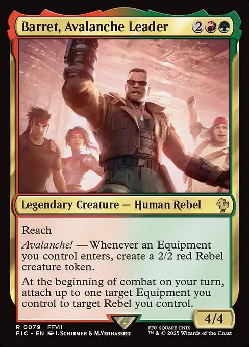 Barret, líder de Avalancha