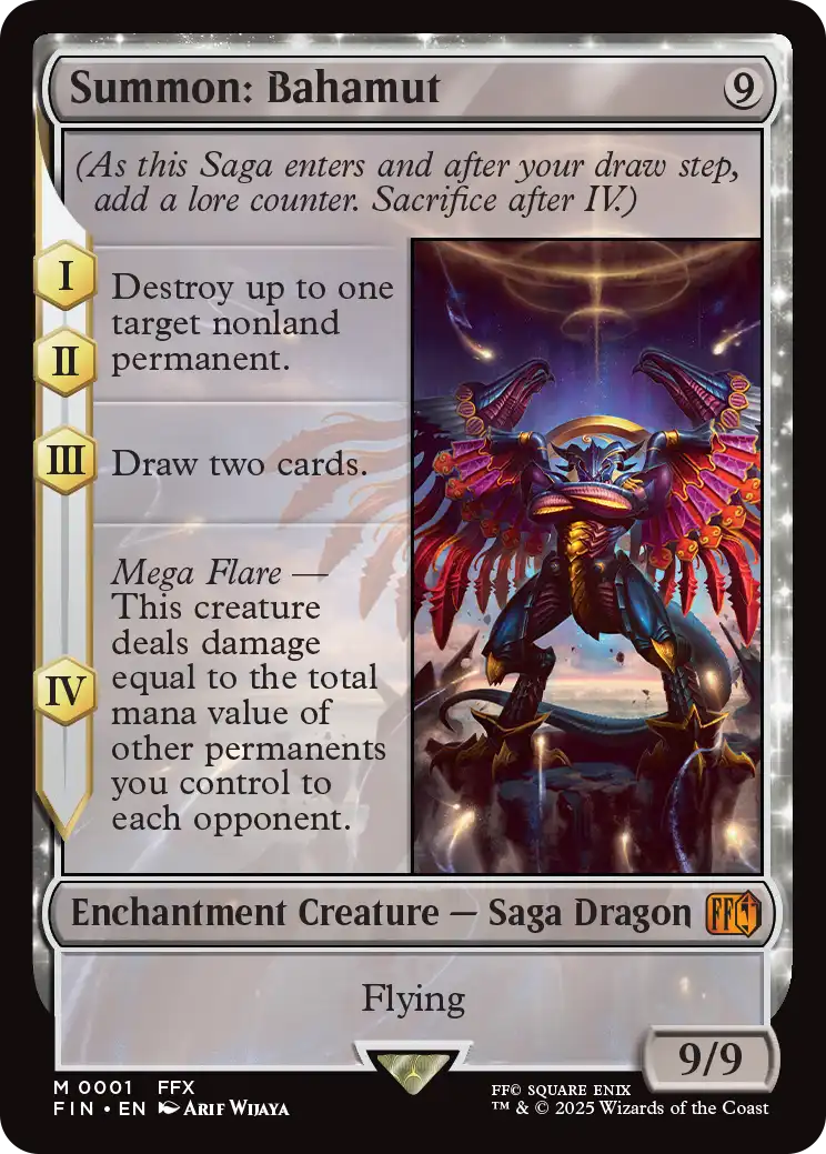 MTG Canarias - FIN 0001 - Summon_ Bahamut