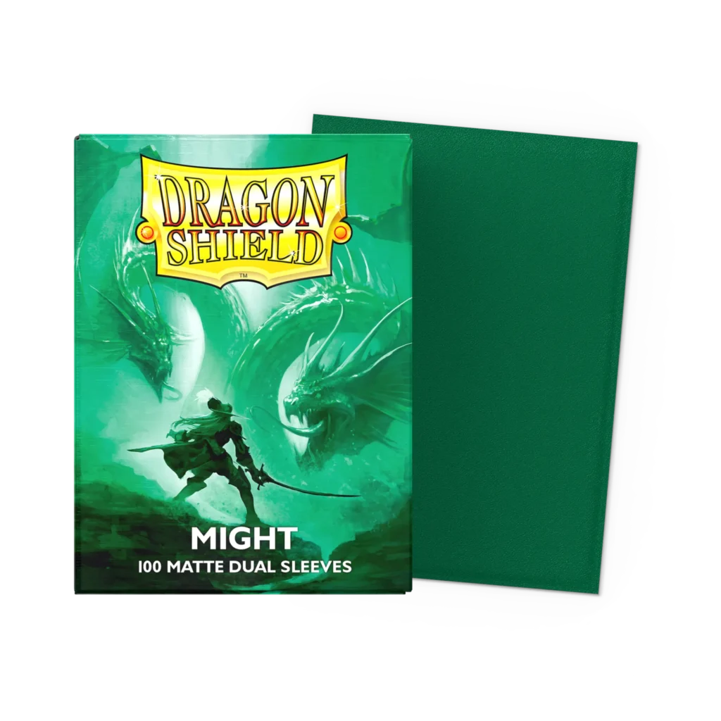 Might - 100 Matte Dual Sleeves - Standard Size