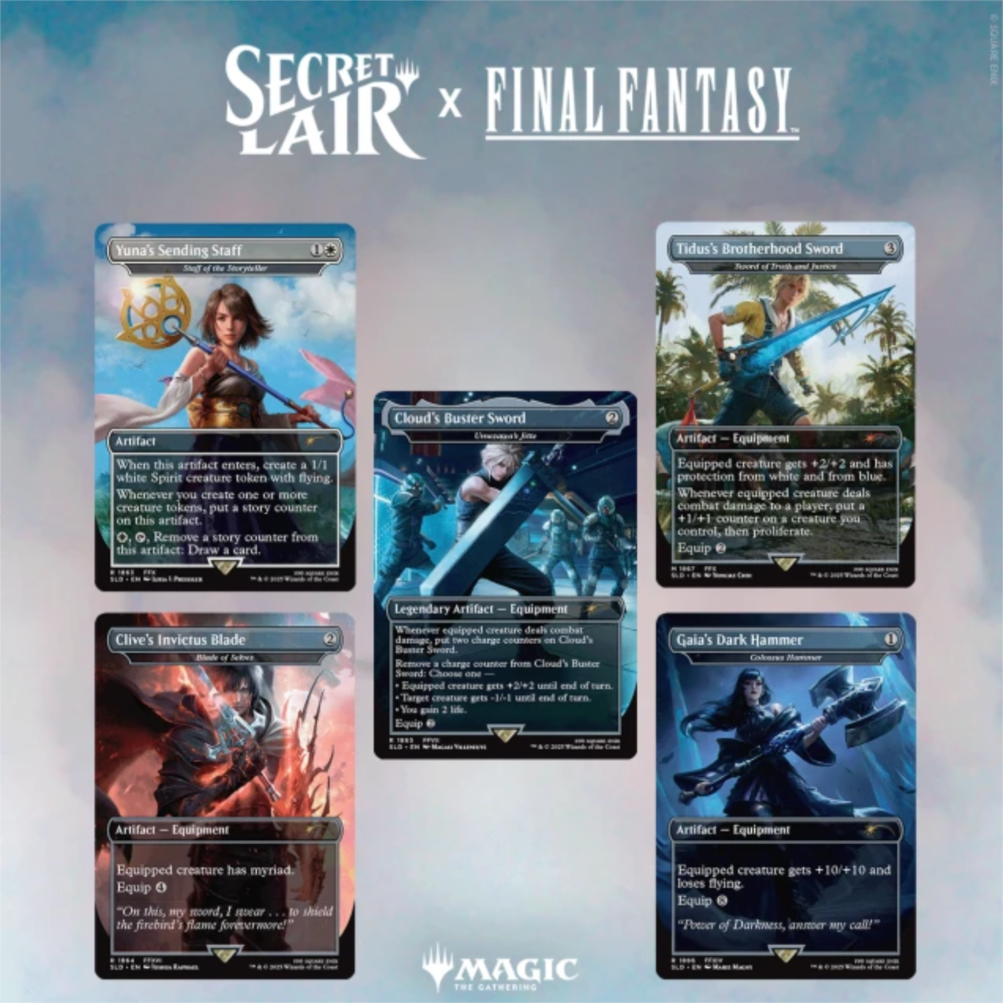 MTG Canarias - Secret Lair - Final Fantasy Weapons (Inglés)