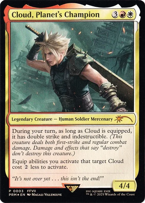 Cloud, campeón del planeta