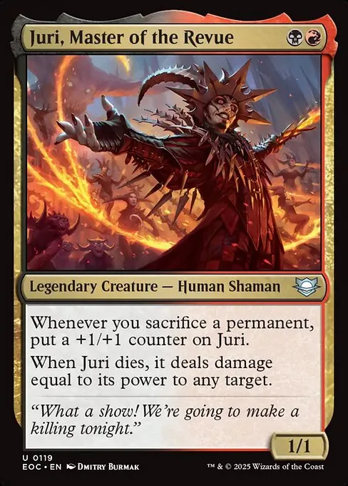 Juri, Maestro del Elenco