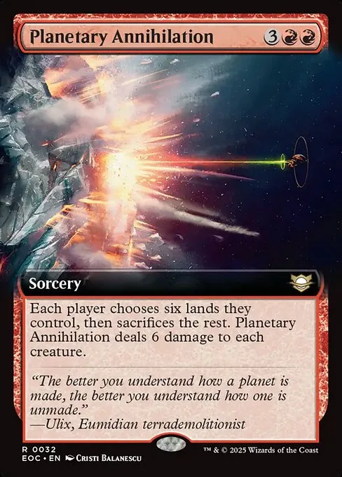 Aniquilación planetaria