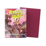 MTG Canarias - Fundas - Dragon Shield - Pomegranate & Gold - Matte Dual Sleeves
