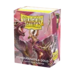 MTG Canarias - Fundas - Dragon Shield - Pomegranate & Gold - Matte Dual Sleeves (box)