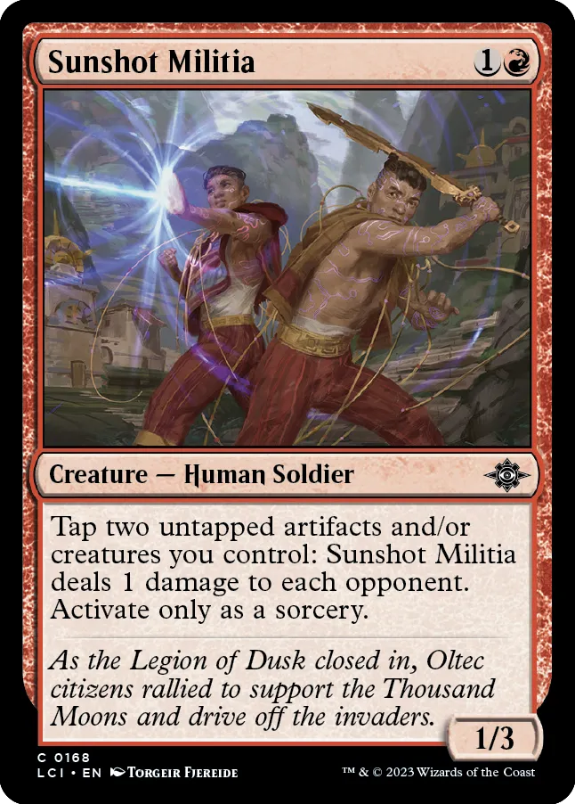 MTG Canarias - LCI 0168 - Sunshot Militia