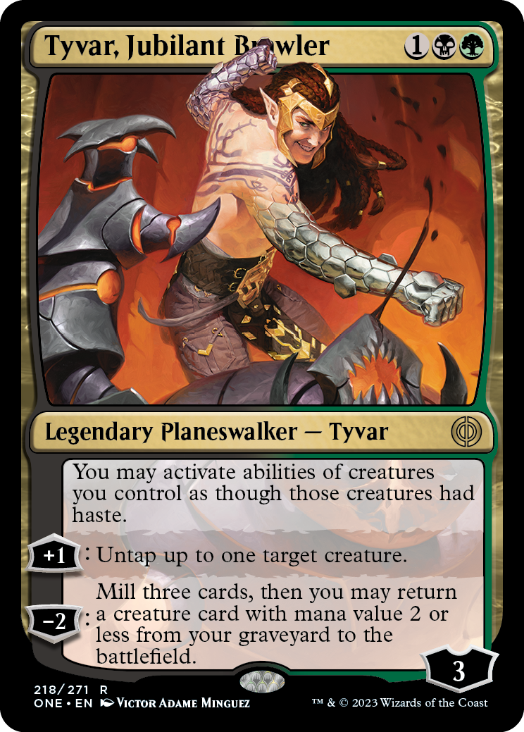 MTG Canarias - ONE 218 - Tyvar, Jubilant Brawler