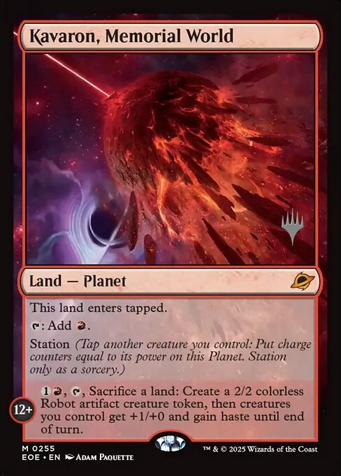 Kávaron, mundo destruido