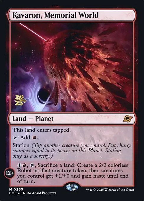Kávaron, mundo destruido