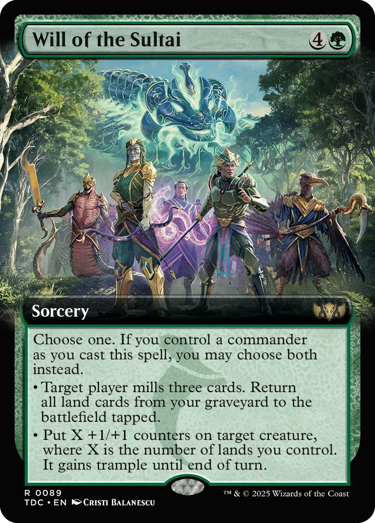 MTG Canarias - TDC 0089 - Will of the Sultai