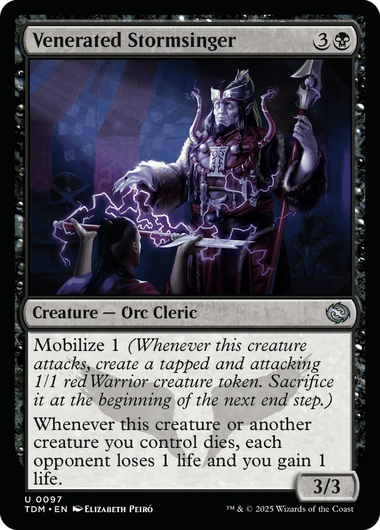 MTG Canarias - TDM 0097 - Venerated Stormsinger