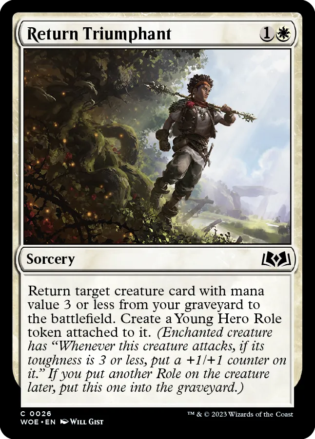 MTG Canarias - WOE 0026 - Return Triumphant