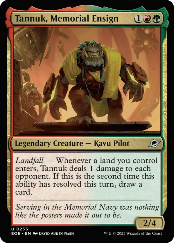 MTG Canarias - EOE 0233 - Tannuk, Memorial Ensign