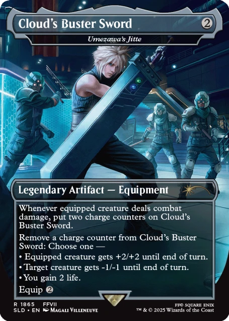 MTG Canarias - SLD 1865 - Cloud's Buster Sword (Umezawa's Jitte)