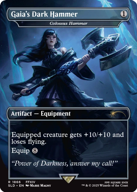 MTG Canarias - SLD 1866 - Gaia's Dark Hammer (Colossus Hammer)