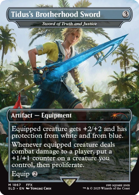 MTG Canarias - SLD 1867 - Tidus's Brotherhood Sword (Sword of Truth and Justice)