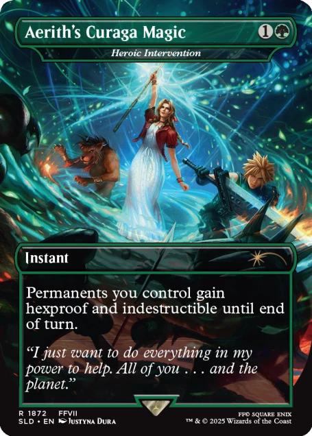 MTG Canarias - SLD 1872 - Aerith's Curaga Magic (Heroic Intervention)