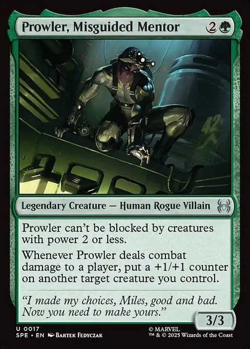 Prowler, Misguided Mentor