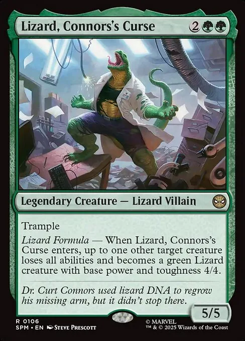 Lagarto, condenación de Connors