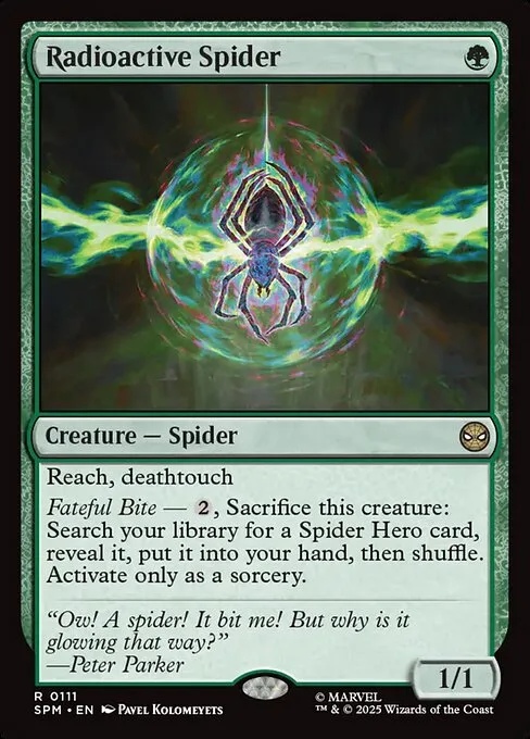 Araña radiactiva