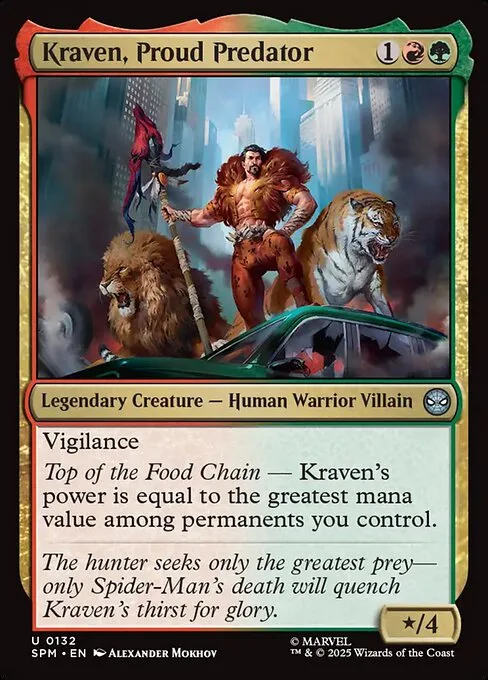 Kraven, predador petulante