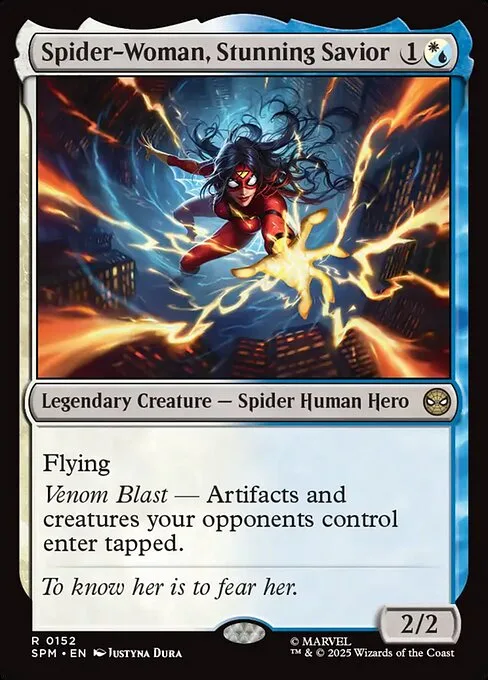 Spiderwoman, salvadora singular