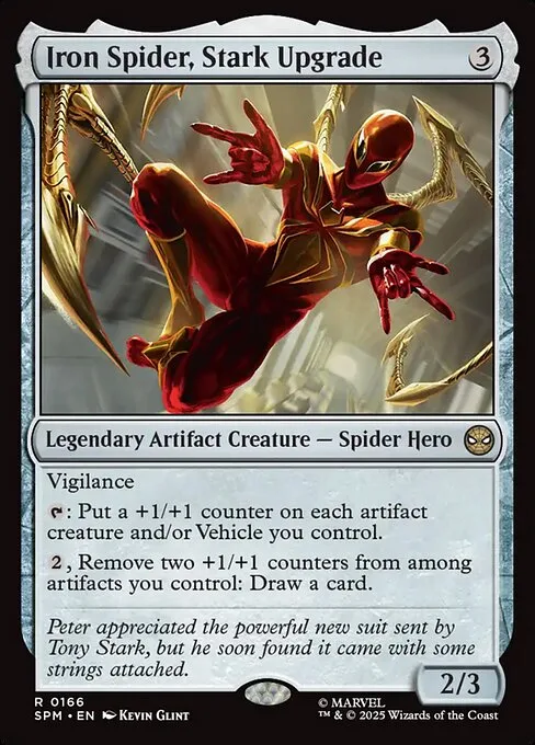 Iron Spider, mejora de Stark