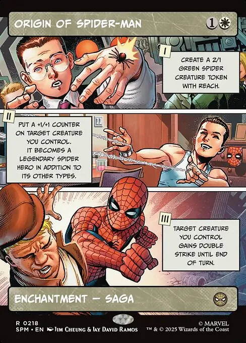 El origen de Spiderman