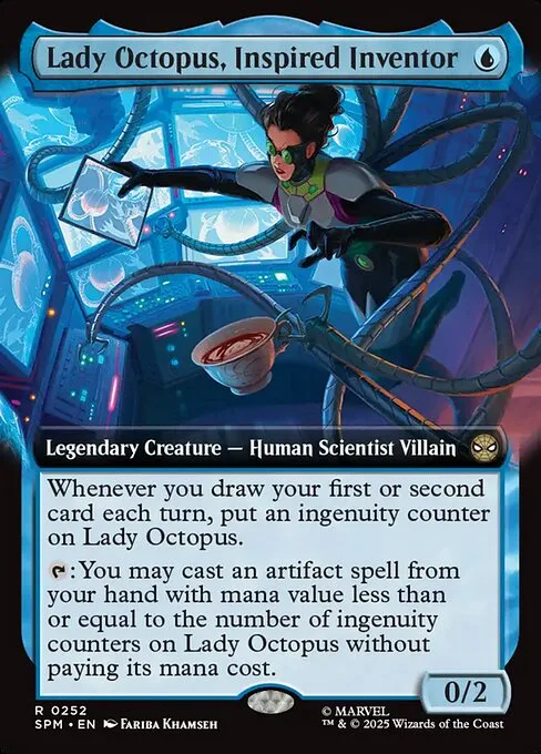 Lady Octopus, inventora inspirada