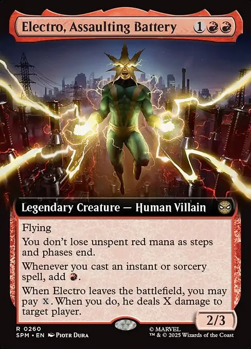 Electro, batería agresiva