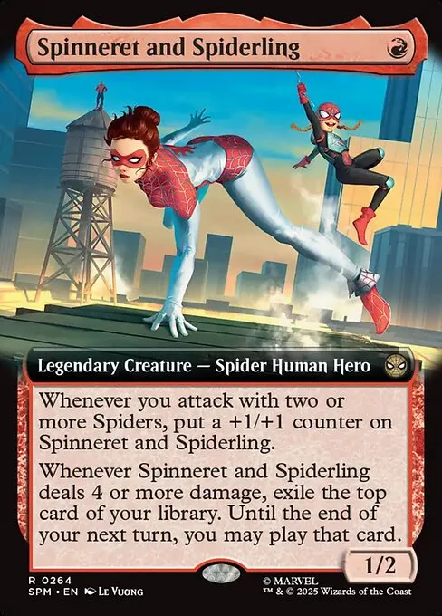Spinneret y Spiderling