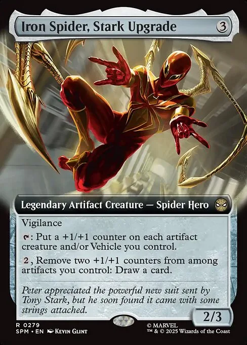 Iron Spider, mejora de Stark