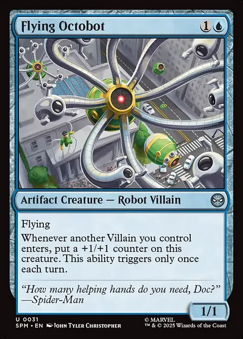 Octobot volador
