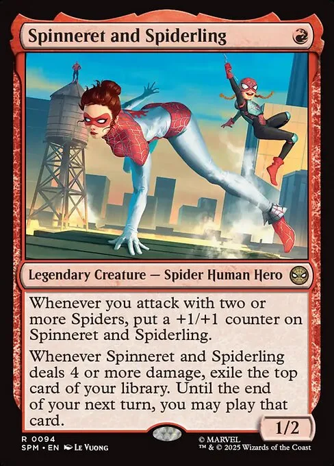 Spinneret y Spiderling