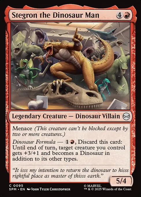 Stegron, el Hombre Dinosaurio