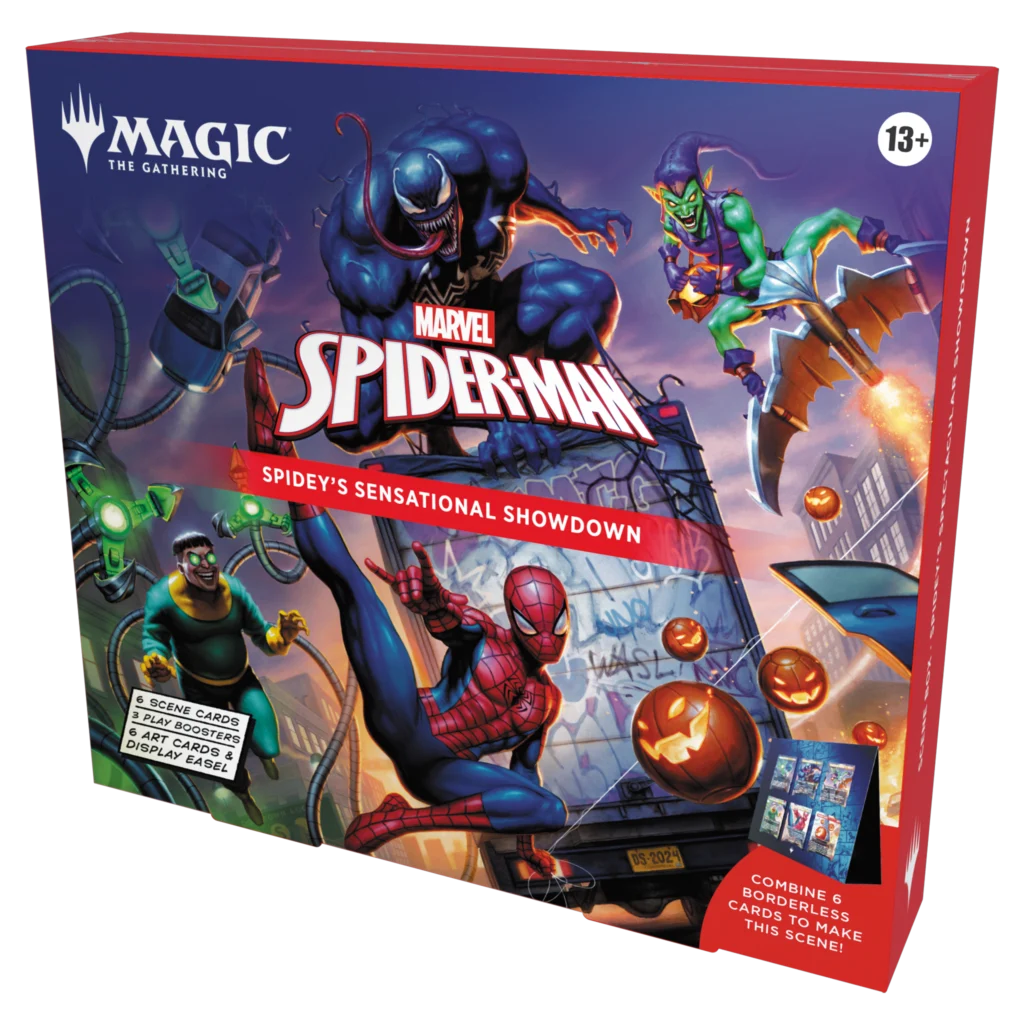 Caja de Escena de Magic: The Gathering | "El enfrentamiento sensacional de Spidey" de Marvel's Spider-Man (en inglés)