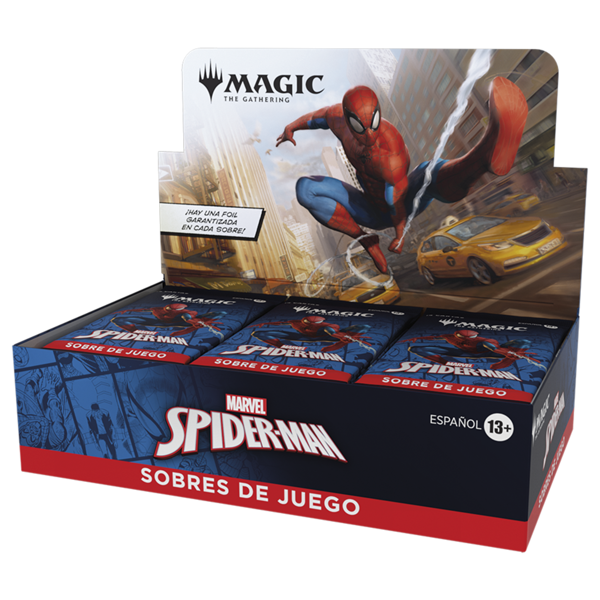 MTG Canarias - Spider-Man - Caja de sobres de juego de Spider-Man (en español)