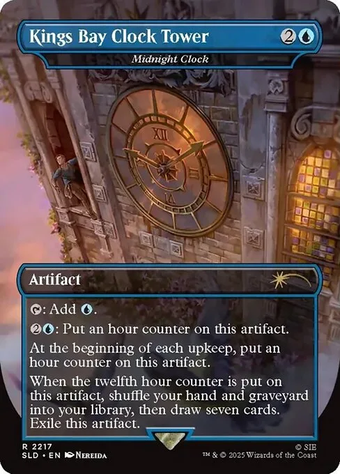 Reloj a la medianoche
