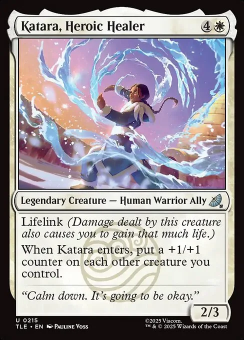 Katara, sanadora heroica