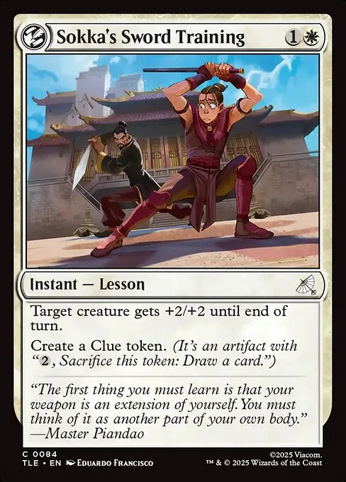Sokka's Sword Training
