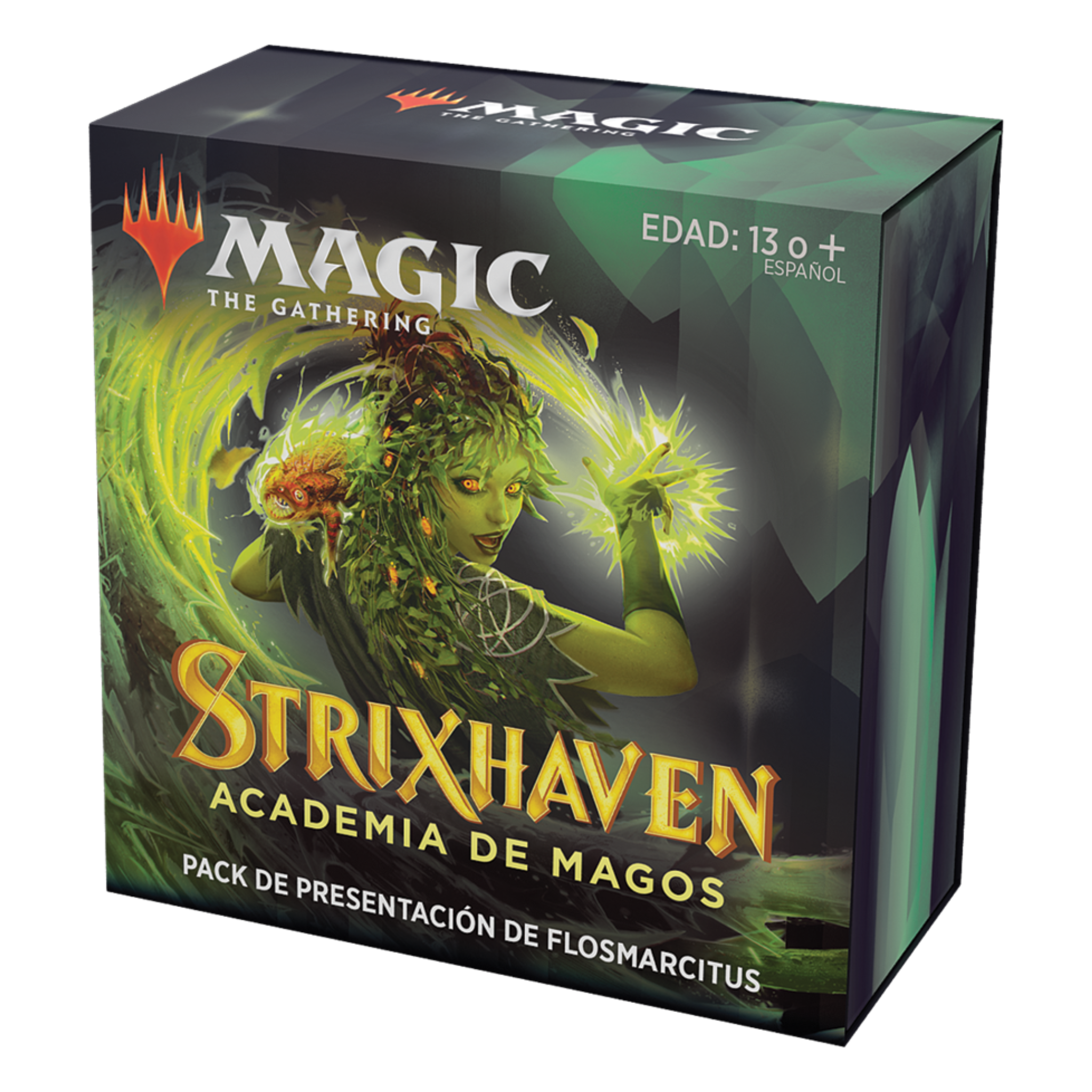 Pack de Presentación de Magic The Gathering Facultad Flosmarcitus de Strixhaven Academia de magos (en español)