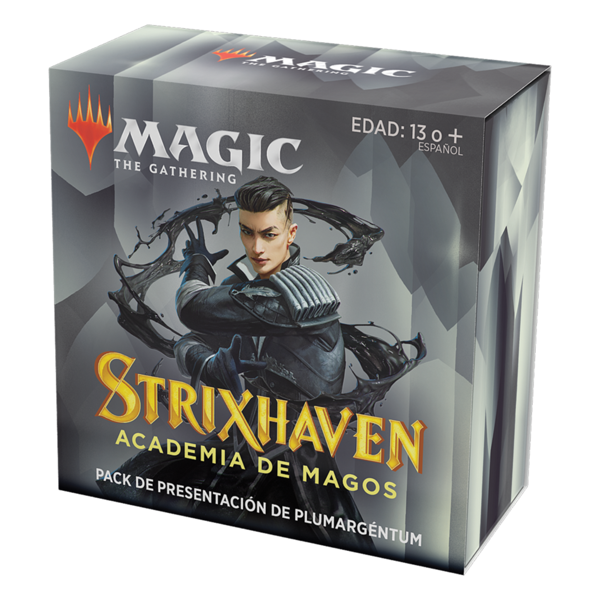 Pack de Presentación de Magic The Gathering Facultad Plumargéntum de Strixhaven Academia de magos (en español)