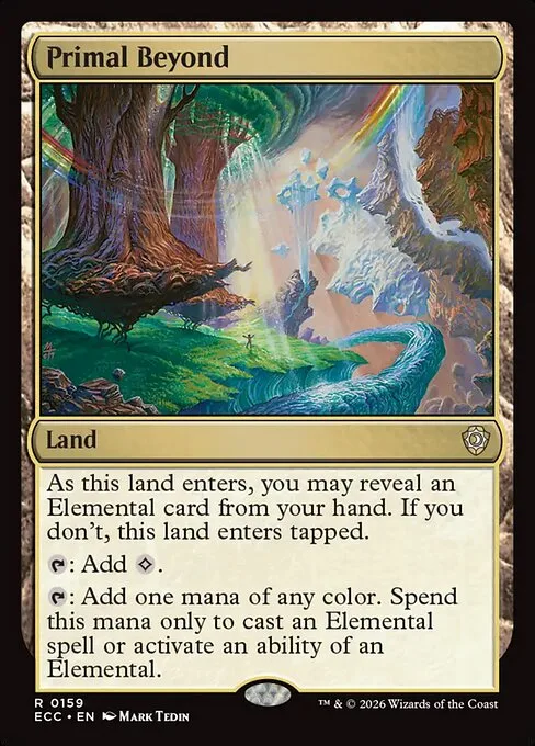 Exterior primordial
