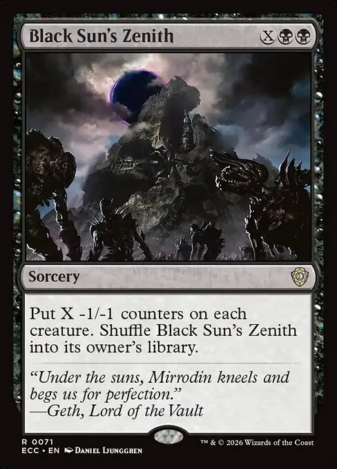 Cenit del sol negro