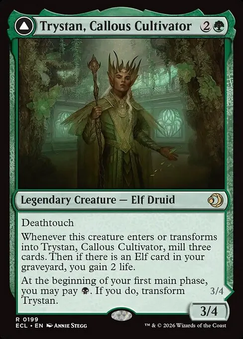 Trystán, cultivador cruel // Trystán, cribador penitente