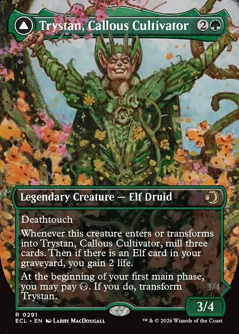 Trystán, cultivador cruel // Trystán, cribador penitente