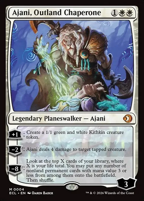 Ajani, acompañante forastero